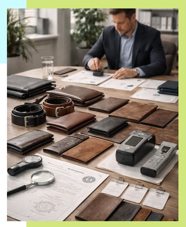 Сертификация кожаных изделий в Елизове от 12154 р. | Алешин-Лзв