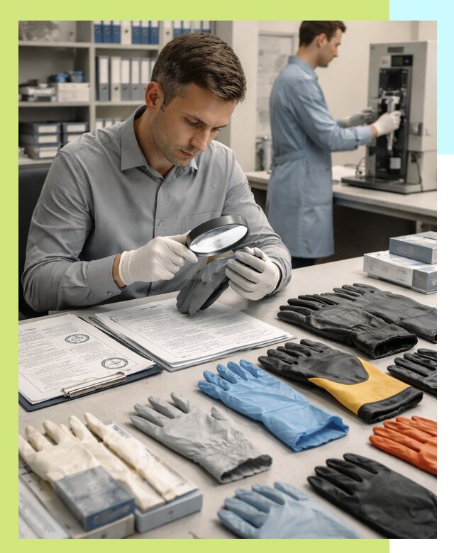 Сертификация перчаток и средств защиты продукции в Елизове