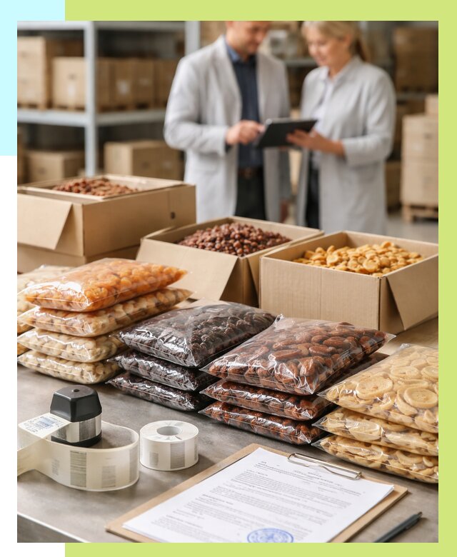 Сертификация сухофруктов в Елизове от 12154 р. | Алешин-Лзв под ключ