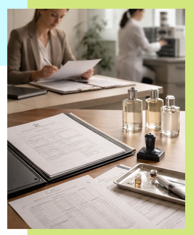 Сертификация парфюмерии в Елизове от 15192 р. | Алешин-Лзв