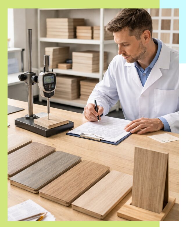 Сертификация ламината с испытаниями и оформлением документов в Елизове