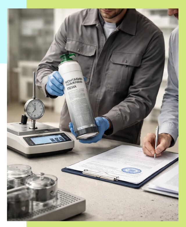 Сертификация монтажной пены в Елизове от 15192 р. | Алешин-Лзв