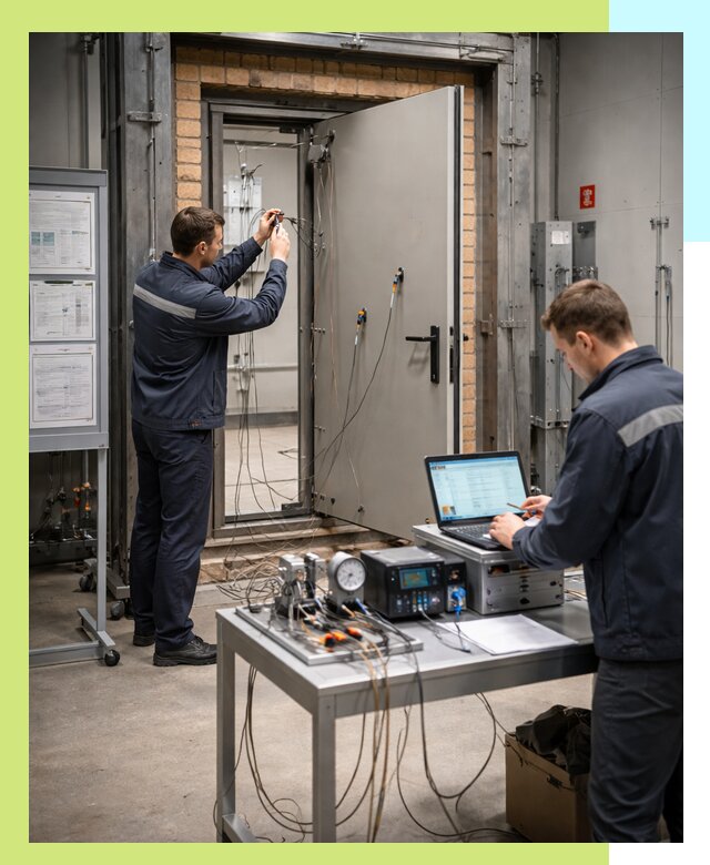 Сертификация противопожарных дверей в Елизове по ГОСТ и ТР