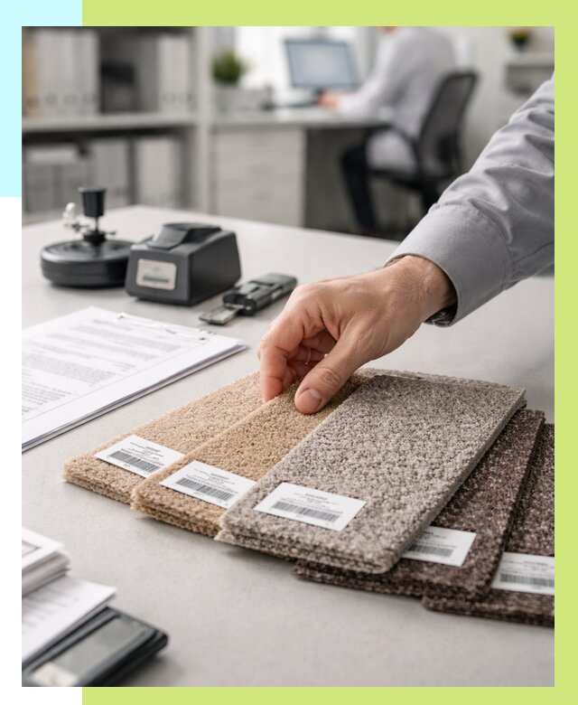 Сертификация ковролина в Елизове от 15192 р., Алешин-Лзв