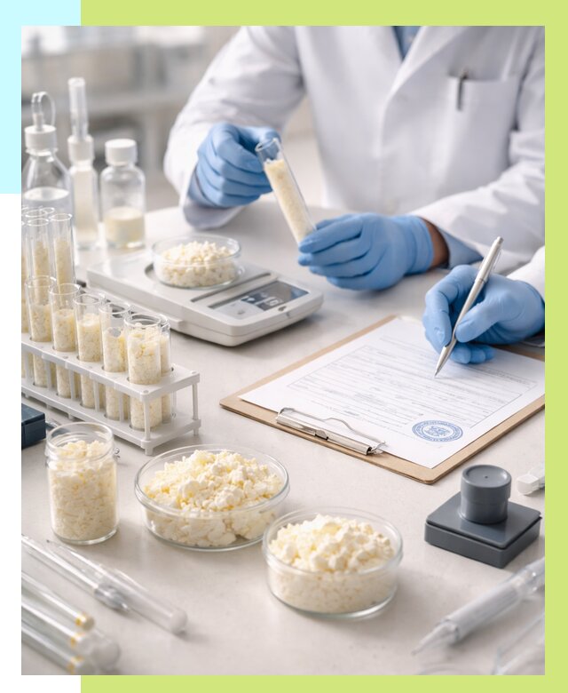 Сертификация творога в Елизове от 12154 р. под ключ | Алешин-Лзв