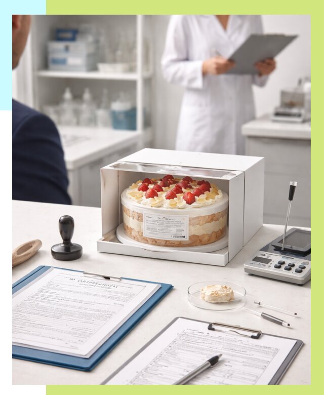 Сертификация тортов в Елизове от 9115 р. заказать | Алешин-Лзв