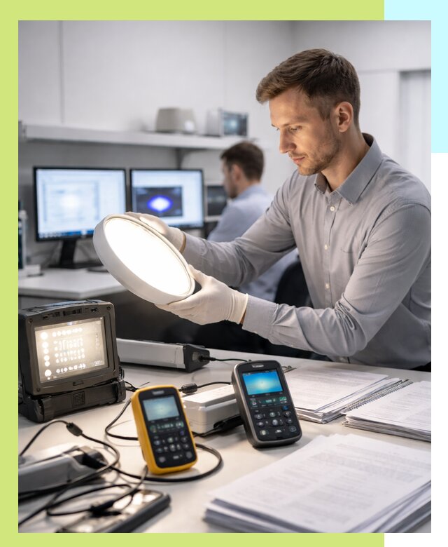 Сертификация светильников в Елизове: испытания и оформление