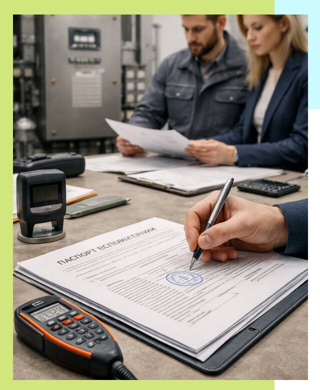 Оформление паспорта эксплуатации оборудования в Елизове