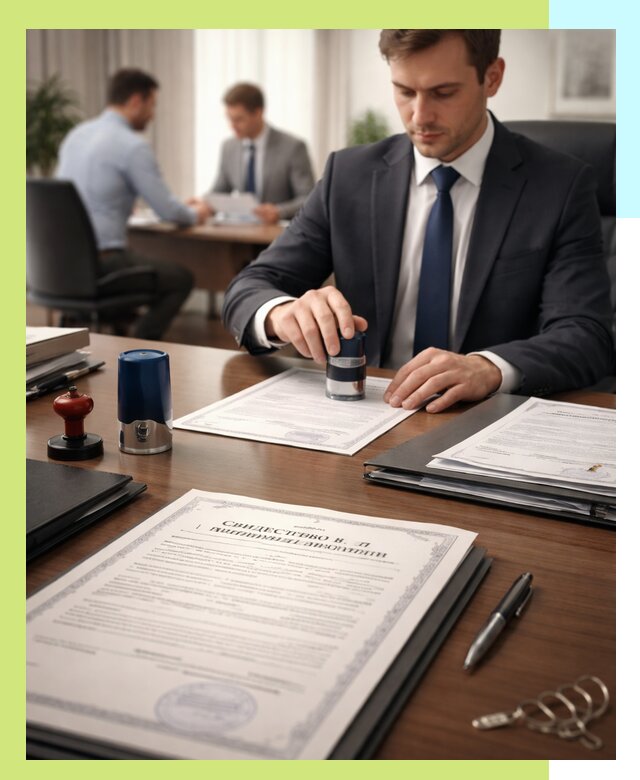 Оформление свидетельства о государственной регистрации в Елизове