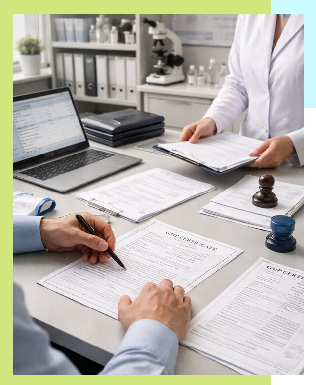 Оформление сертификата GMP в Елизове для фармпроизводства