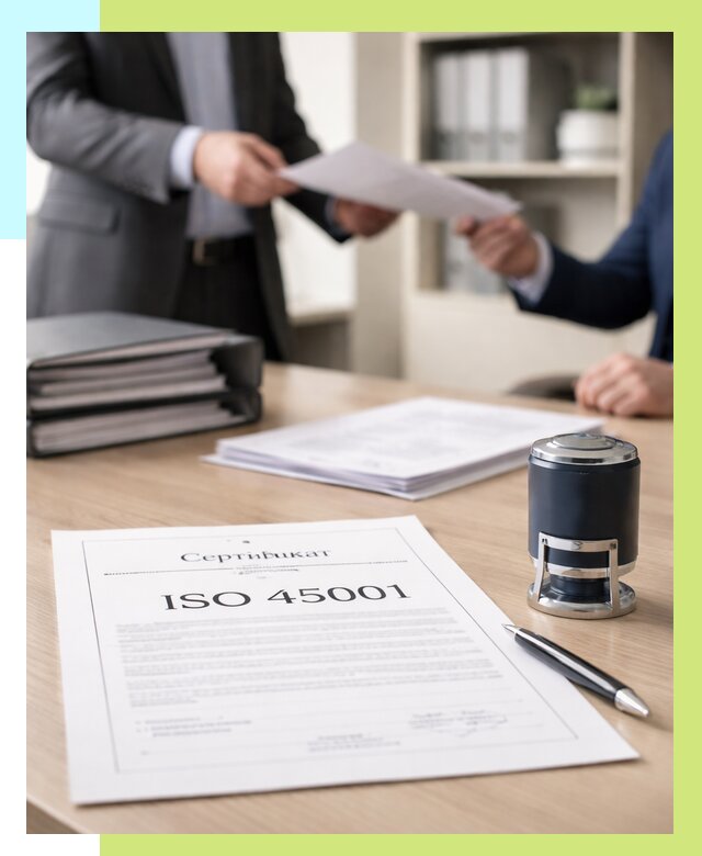 Сертификат ISO 45001 в Елизове под ключ от 45576 р. | Алешин-Лзв